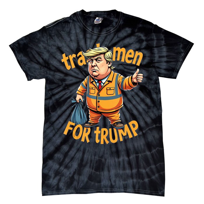 Trashmen For Trump 2024 Tie-Dye T-Shirt