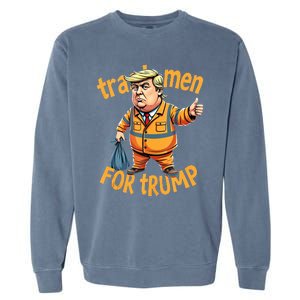 Trashmen For Trump 2024 Garment-Dyed Sweatshirt