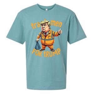 Trashmen For Trump 2024 Sueded Cloud Jersey T-Shirt