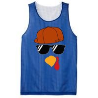 Turkey Face Thanksgiving Trucker Hat Glasses Mesh Reversible Basketball Jersey Tank