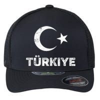 Turkish Flag Turk Bayragi Turkey Flag Turkiye Flexfit Unipanel Trucker Cap