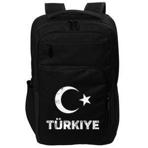 Turkish Flag Turk Bayragi Turkey Flag Turkiye Impact Tech Backpack