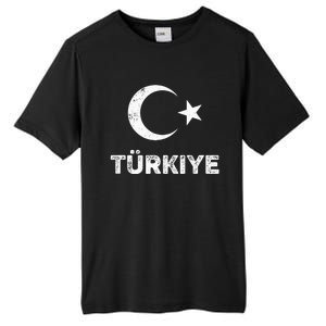 Turkish Flag Turk Bayragi Turkey Flag Turkiye Tall Fusion ChromaSoft Performance T-Shirt