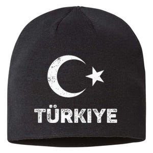 Turkish Flag Turk Bayragi Turkey Flag Turkiye Sustainable Beanie