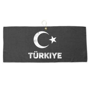 Turkish Flag Turk Bayragi Turkey Flag Turkiye Large Microfiber Waffle Golf Towel