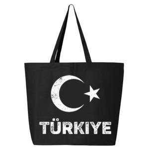 Turkish Flag Turk Bayragi Turkey Flag Turkiye 25L Jumbo Tote