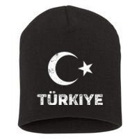 Turkish Flag Turk Bayragi Turkey Flag Turkiye Short Acrylic Beanie