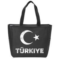 Turkish Flag Turk Bayragi Turkey Flag Turkiye Zip Tote Bag