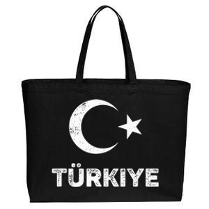 Turkish Flag Turk Bayragi Turkey Flag Turkiye Cotton Canvas Jumbo Tote