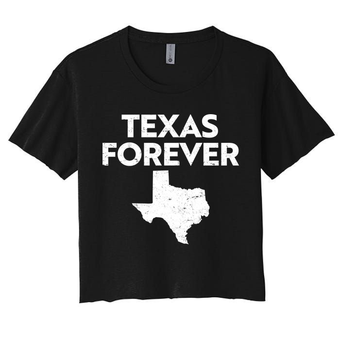Texas Forever Texas State Women's Crop Top Tee