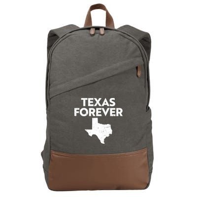 Texas Forever Texas State Cotton Canvas Backpack