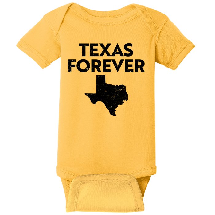 Texas Forever Texas State Baby Bodysuit