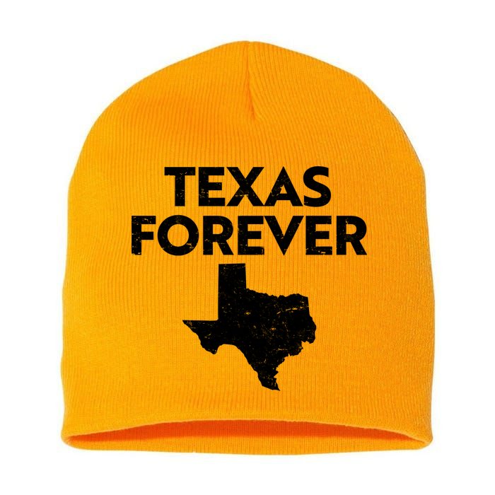 Texas Forever Texas State Short Acrylic Beanie