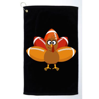 Turkey Football Thanksgiving Platinum Collection Golf Towel