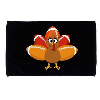 Turkey Football Thanksgiving Microfiber Hand Towel