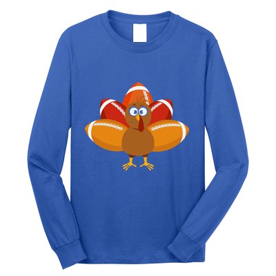 Turkey Football Thanksgiving Long Sleeve Shirt