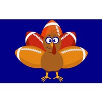 Turkey Football Thanksgiving Bumper Sticker