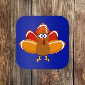 Turkey Football Thanksgiving Coaster