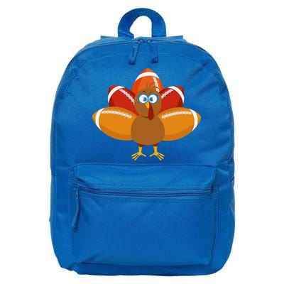 Turkey Football Thanksgiving 16 in Basic Backpack