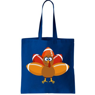 Turkey Football Thanksgiving Tote Bag