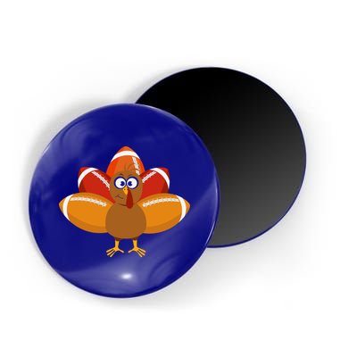 Turkey Football Thanksgiving Magnet