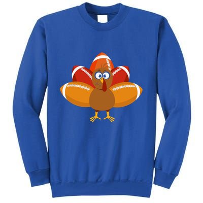 Turkey Football Thanksgiving Tall Sweatshirt