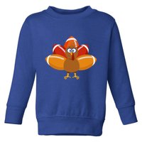 Turkey Football Thanksgiving Toddler Sweatshirt