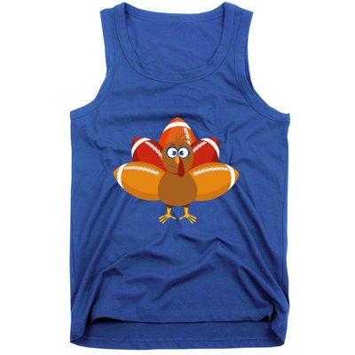 Turkey Football Thanksgiving Tank Top