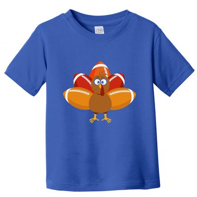 Turkey Football Thanksgiving Toddler T-Shirt