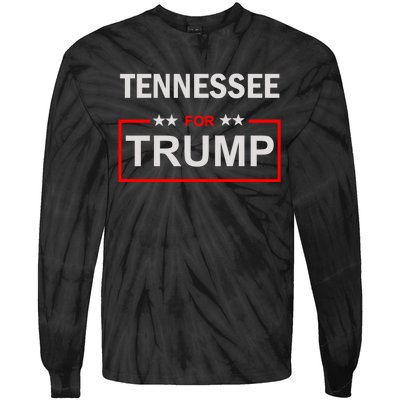 Tennessee For Trump Tie-Dye Long Sleeve Shirt