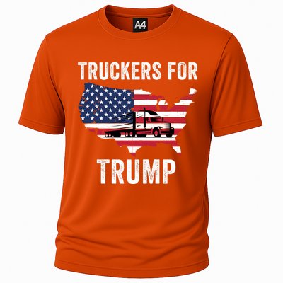 Truckers For Trump 2024 Maga Trump Lovers Election 2024 I Stand With Trump Cooling Performance Crew T-Shirt