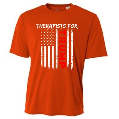 Therapists For Trump Take America Back Gift Cooling Performance Crew T-Shirt