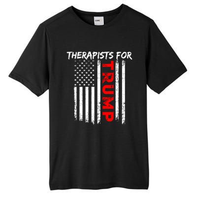 Therapists For Trump Take America Back Gift Tall Fusion ChromaSoft Performance T-Shirt