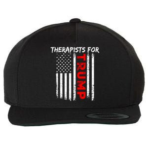 Therapists For Trump Take America Back Gift Wool Snapback Cap