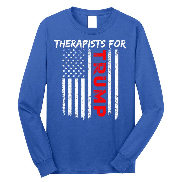 Therapists For Trump Take America Back Gift Long Sleeve Shirt