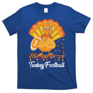 Turkey Football Turkey Football Ball Thanksgiving Sports Funny Gift T-Shirt