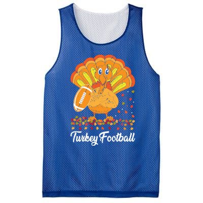 Turkey Football Turkey Football Ball Thanksgiving Sports Funny Gift Mesh Reversible Basketball Jersey Tank