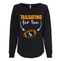 Tailgating For Two Football Thanksgiving Pregnancy Reveal Womens California Wash Sweatshirt