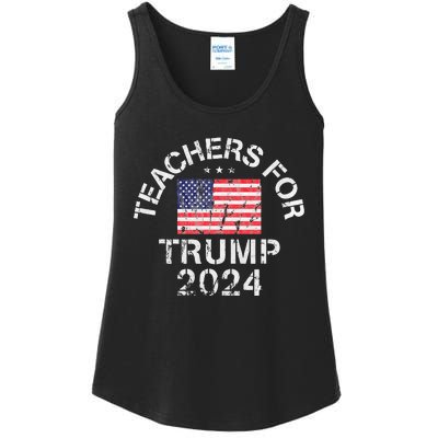 Teachers For Trump 2024 Ladies Essential Tank