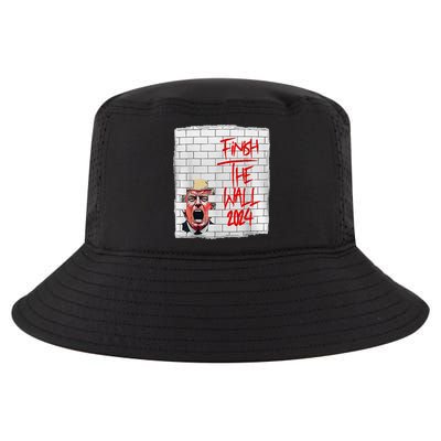 Trump Finish The Wall 2024 Cool Comfort Performance Bucket Hat