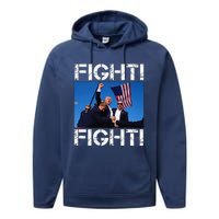 Trump Fight Trump Fighting Performance Fleece Hoodie