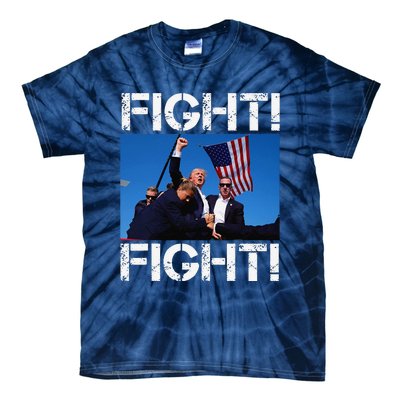 Trump Fight Trump Fighting Tie-Dye T-Shirt