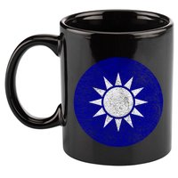Taiwan Flag Taiwanese Emblem Roundel Taipei Gift 11oz C Handle Ceramic Mug