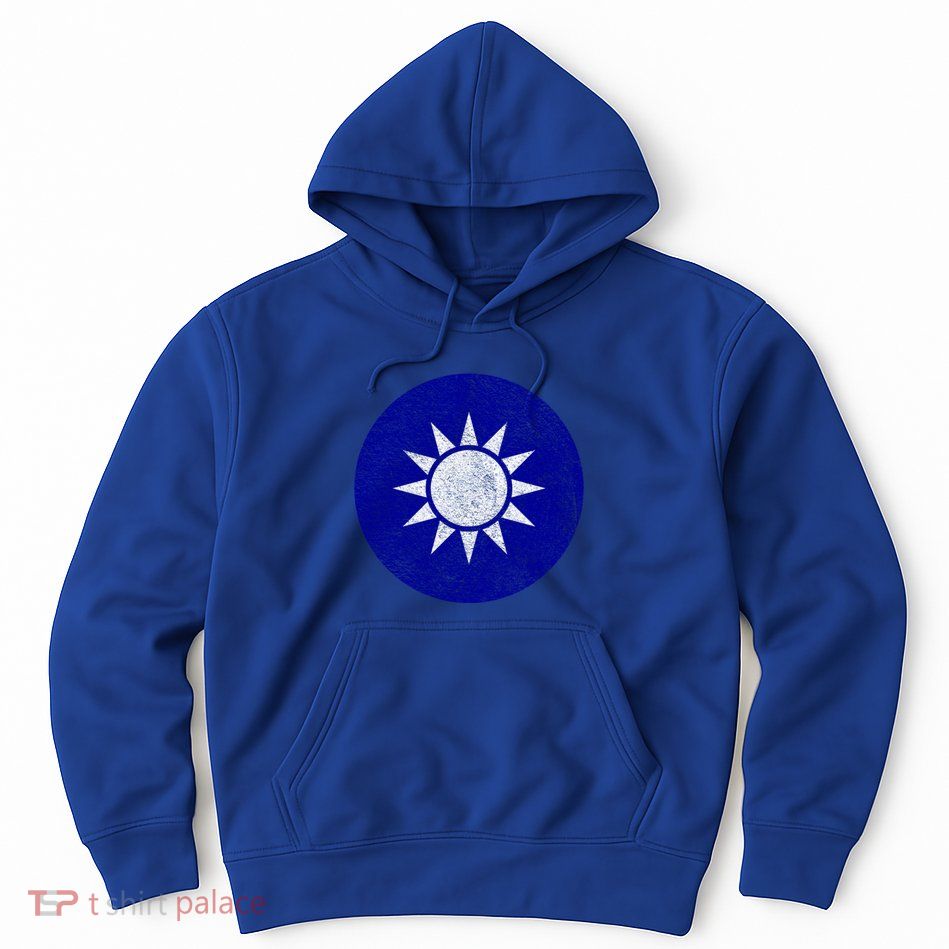 Taiwan Flag Taiwanese Emblem Roundel Taipei Gift Hoodie