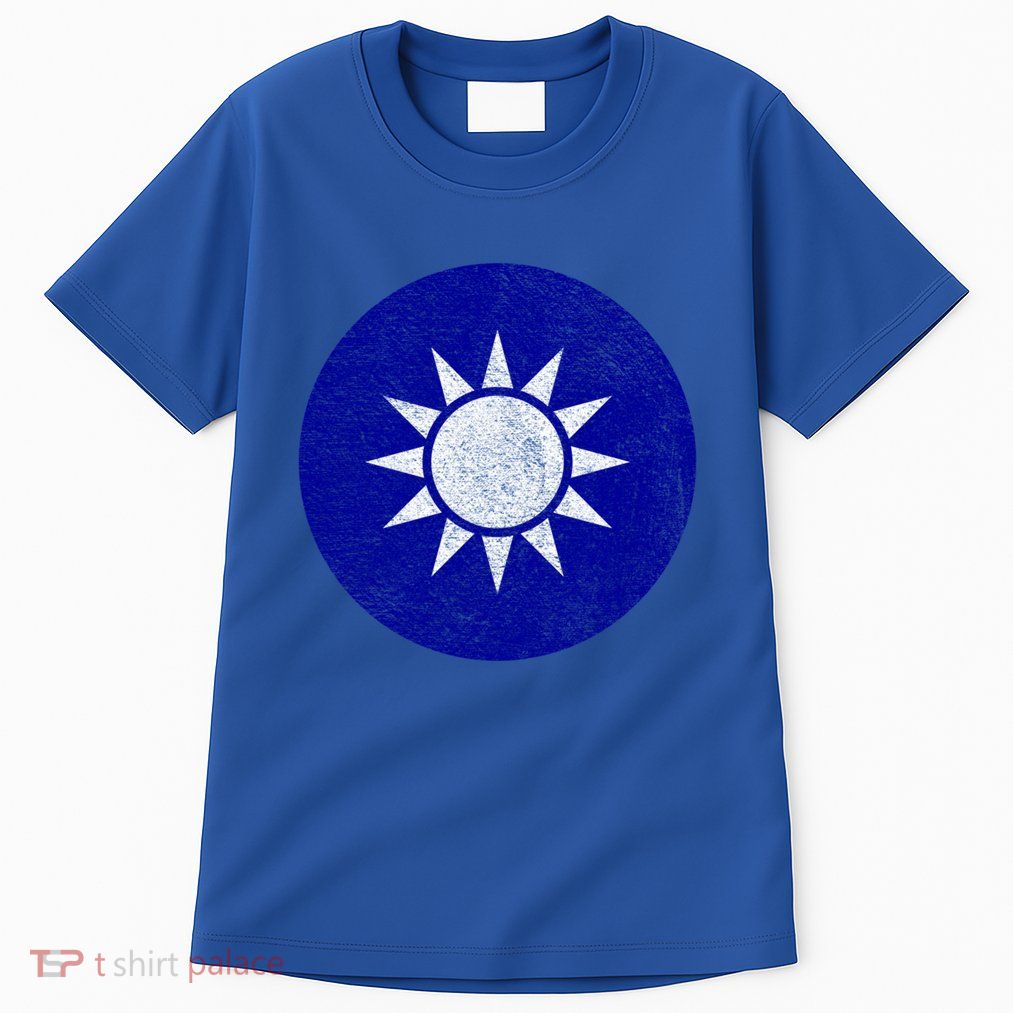Taiwan Flag Taiwanese Emblem Roundel Taipei Gift Tall T-Shirt