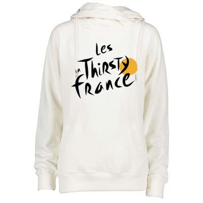 Thirsty France Womens Funnel Neck Pullover Hood