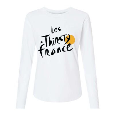 Thirsty France Womens Cotton Relaxed Long Sleeve T-Shirt