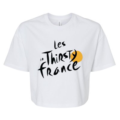 Thirsty France Bella+Canvas Jersey Crop Tee