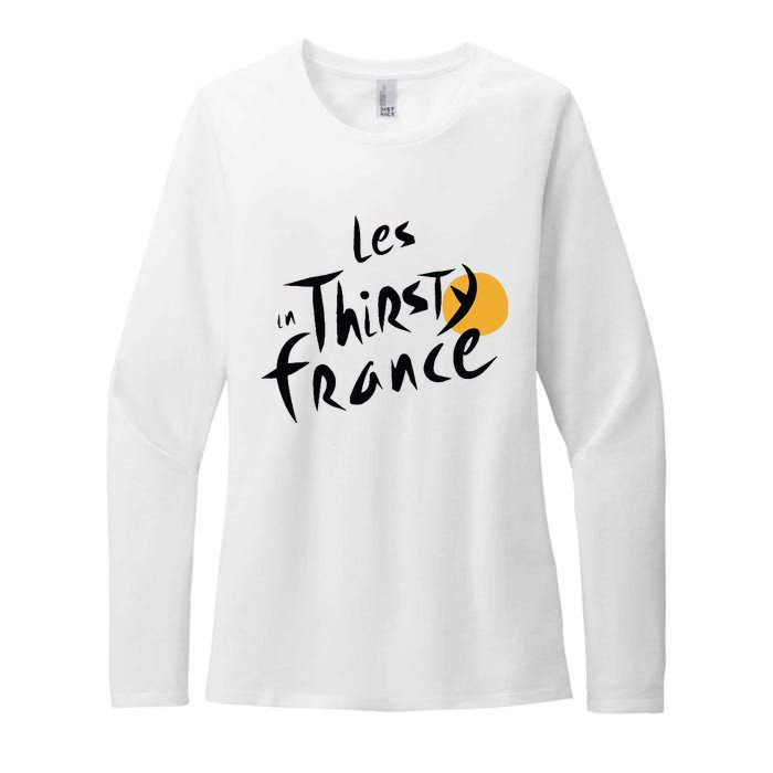 Thirsty France Womens CVC Long Sleeve Shirt