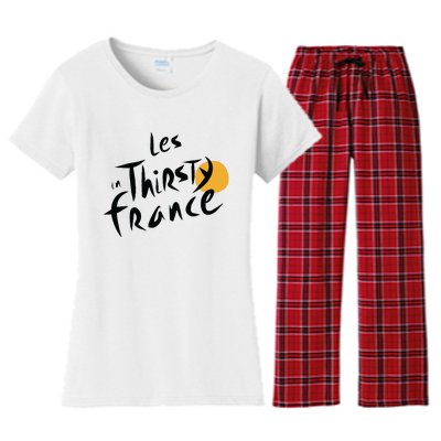 Thirsty France Women's Flannel Pajama Set